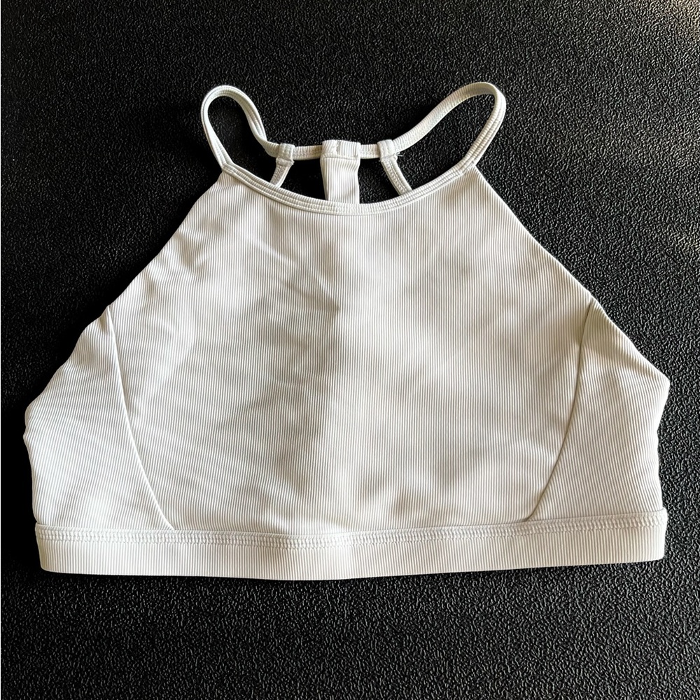 Born Primitive High Neck Ribbed T-back Sports Bra Size Large